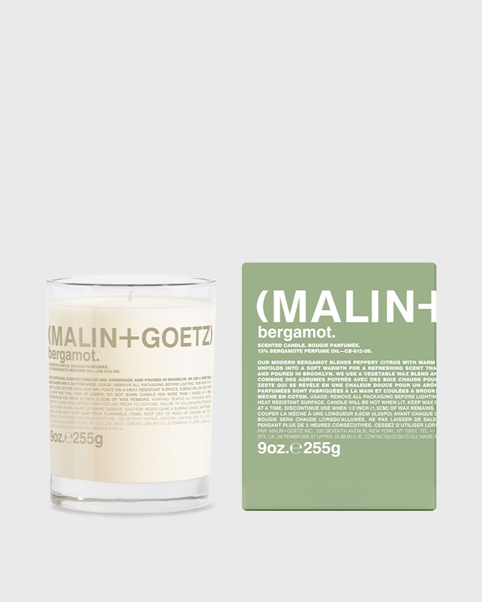Malin + Goetz Bergamot Candle - 255 gr, multi