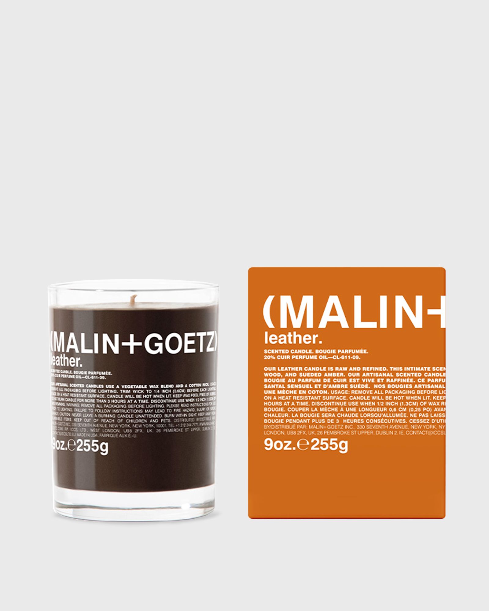 Malin + Goetz Leather Candle - 255 gr, multi