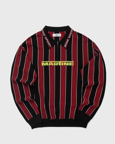 Martine Rose LOGO POLO, red