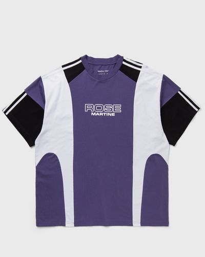 Martine Rose OVERSIZED PANELLED T-SHIRT, purple