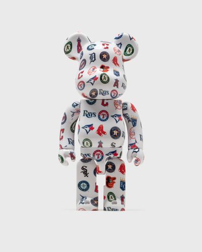 MEDICOM BEARBRICK 1000% MLB AMERICAN LEAGUE, white