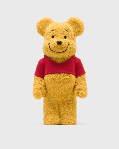 MEDICOM BEARBRICK 1000% WINNIE THE POOH COSTUME VERSION, brown|red