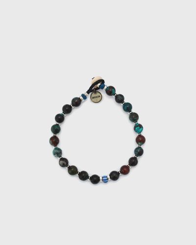 MIKIA 6mm stone bracelet, blue