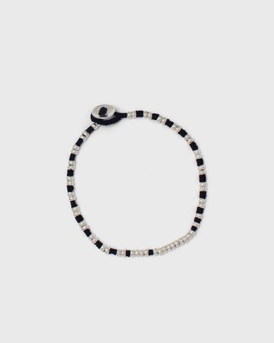 MIKIA Silver beads, black|silver