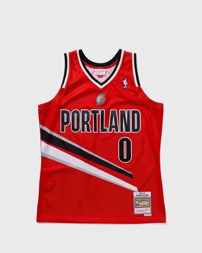 Mitchell & Ness NBA Alternate Swingman Jersey Portland Trail Blazers 2012-13 Damian Lillard #0, red