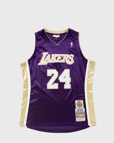 Mitchell & Ness NBA AUTHENTIC JERSEY LOS ANGELES LAKERS HALL OF FAME 1996-2016 KOBE BRYANT #24, purple