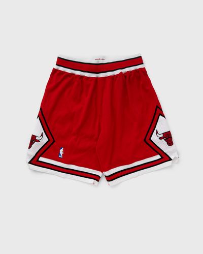 Mitchell & Ness NBA Authentic Shorts Chicago Bulls Road 1997-98, red