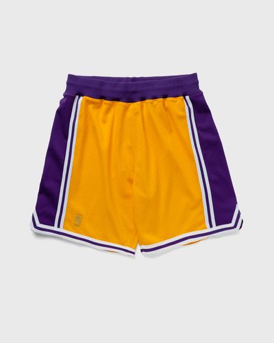 Mitchell & Ness NBA Authentic Shorts Los Angeles Lakers Home 1996-97, yellow