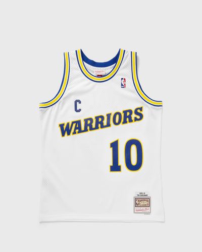 Mitchell & Ness NBA JERSEY GOLDEN STATE WARRIORS 1990-91 TIM HARDAWAY #10, white