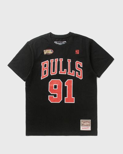 Mitchell & Ness NBA N&N TEE CHICAGO BULLS DENNIS RODMAN #91, black
