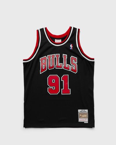 Mitchell & Ness NBA Swingman Jersey Chicago Bulls Alternate 1997-98 Dennis Rodman #91, black|red