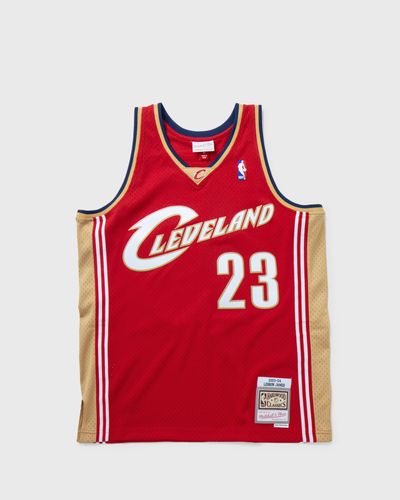 Mitchell & Ness NBA SWINGMAN JERSEY CLEVELAND CAVALIERS ROAD 2003-04 LEBRON JAMES #23, red