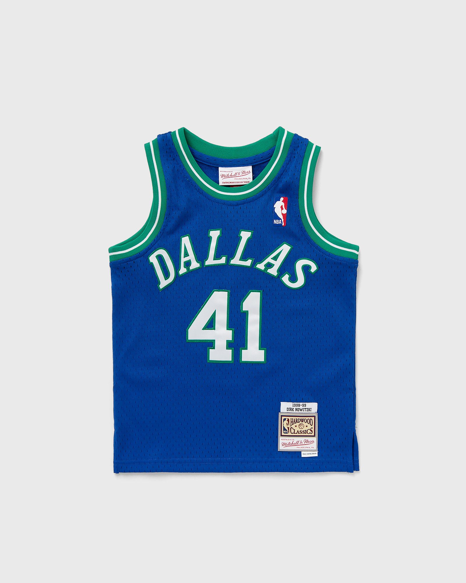 Mitchell & Ness NBA SWINGMAN JERSEY DALLAS MAVERICKS ROAD DIRK NOWITZKI #41, blue