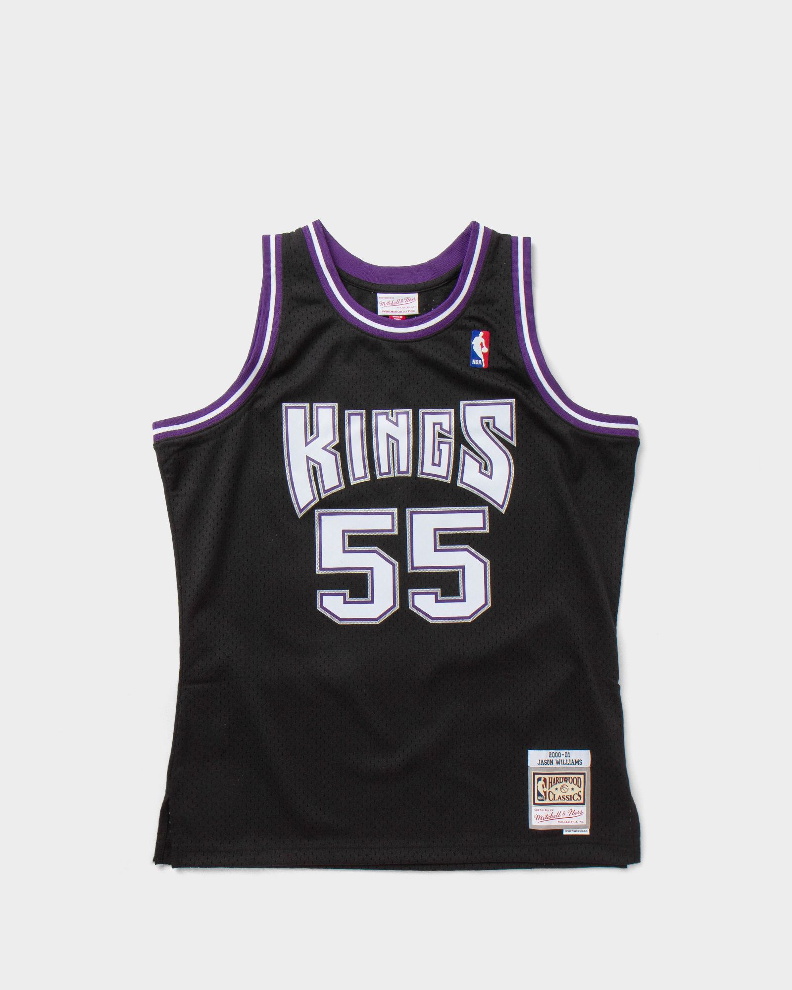 Mitchell & Ness NBA Swingman Jersey Sacramento Kings Road 2000-01 Jason Williams #55, black