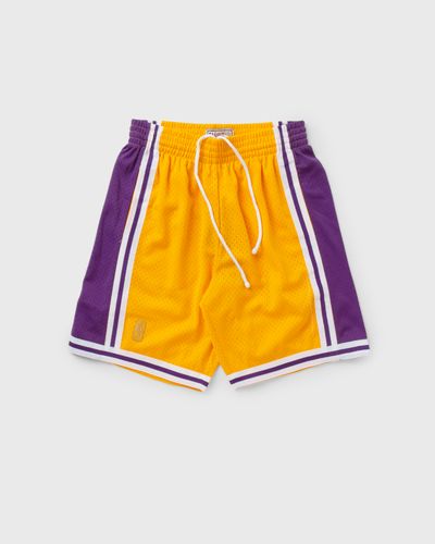 Mitchell & Ness NBA Swingman Shorts Los Angeles Lakers Home 1996-97, yellow