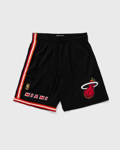 Mitchell & Ness NBA Swingman Shorts Miami Heat Road 1996-97, black