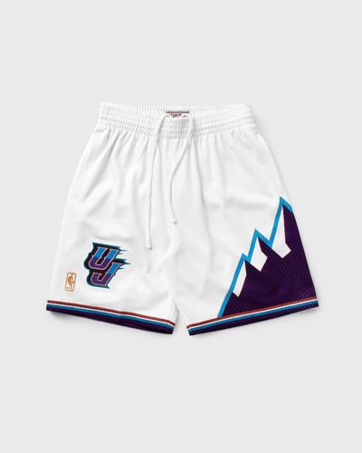 Mitchell & Ness NBA Swingman Shorts Utah Jazz 1996-97, white