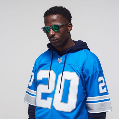 Mitchell & Ness NFL LEGACY JERSEY DETROIT LIONS 1996 BARRY SANDERS #20, blue