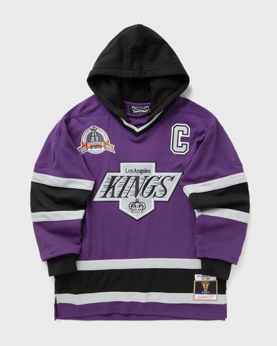 Mitchell & Ness X JUST DON NHL JERSEY HOODIE LOS ANGELES KINGS, purple