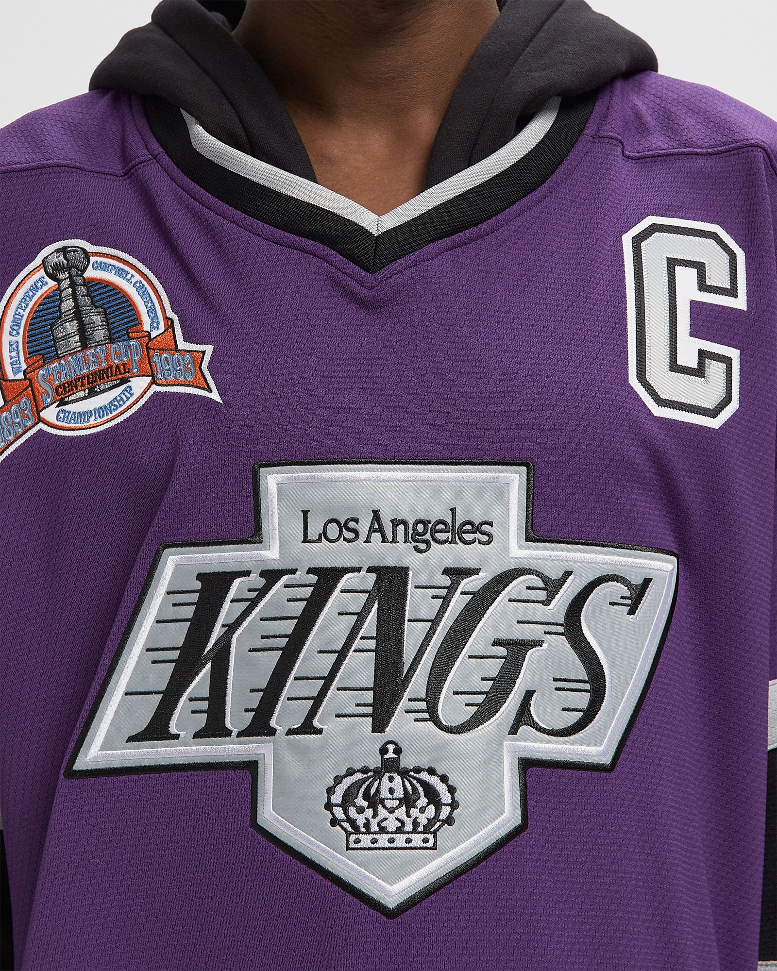 Mitchell & Ness x JUST DON NHL JERSEY HOODIE LOS ANGELES KINGS