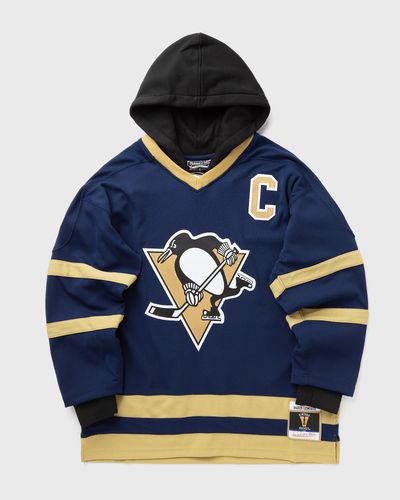 Mitchell & Ness X JUST DON NHL JERSEY HOODIE PITTSBURGH PENGUINS, blue