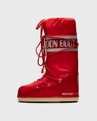 moon boot ICON NYLON, red