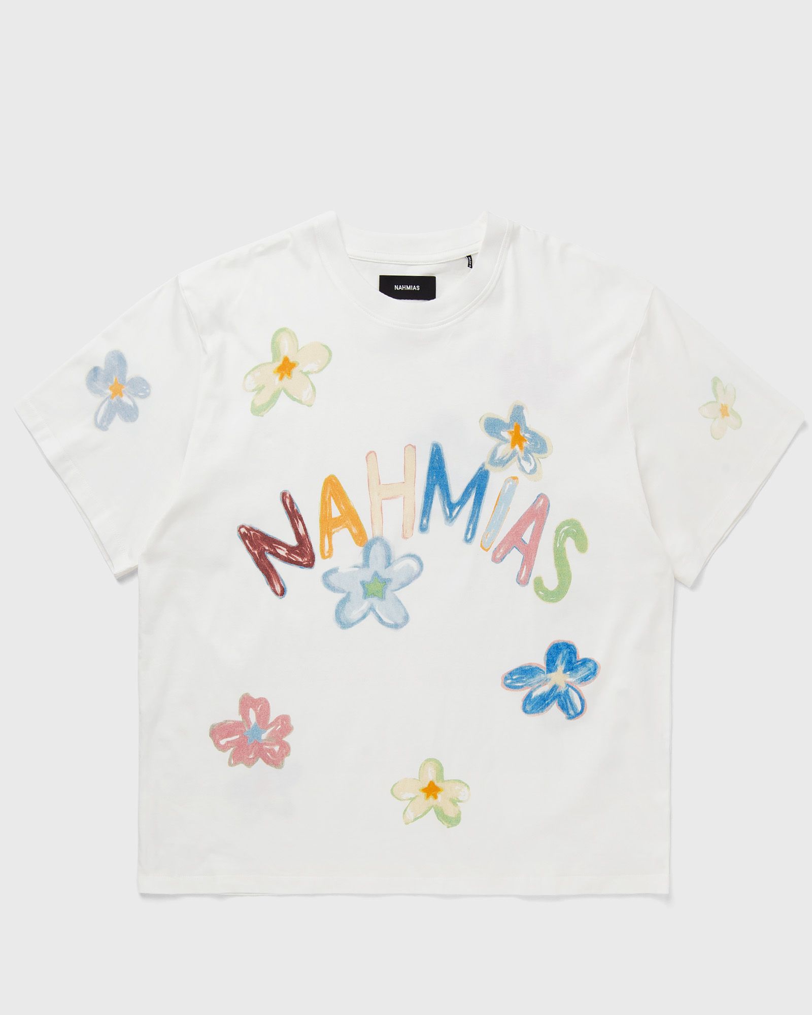 Nahmias SUPER BLOOM BOXY TEE, white