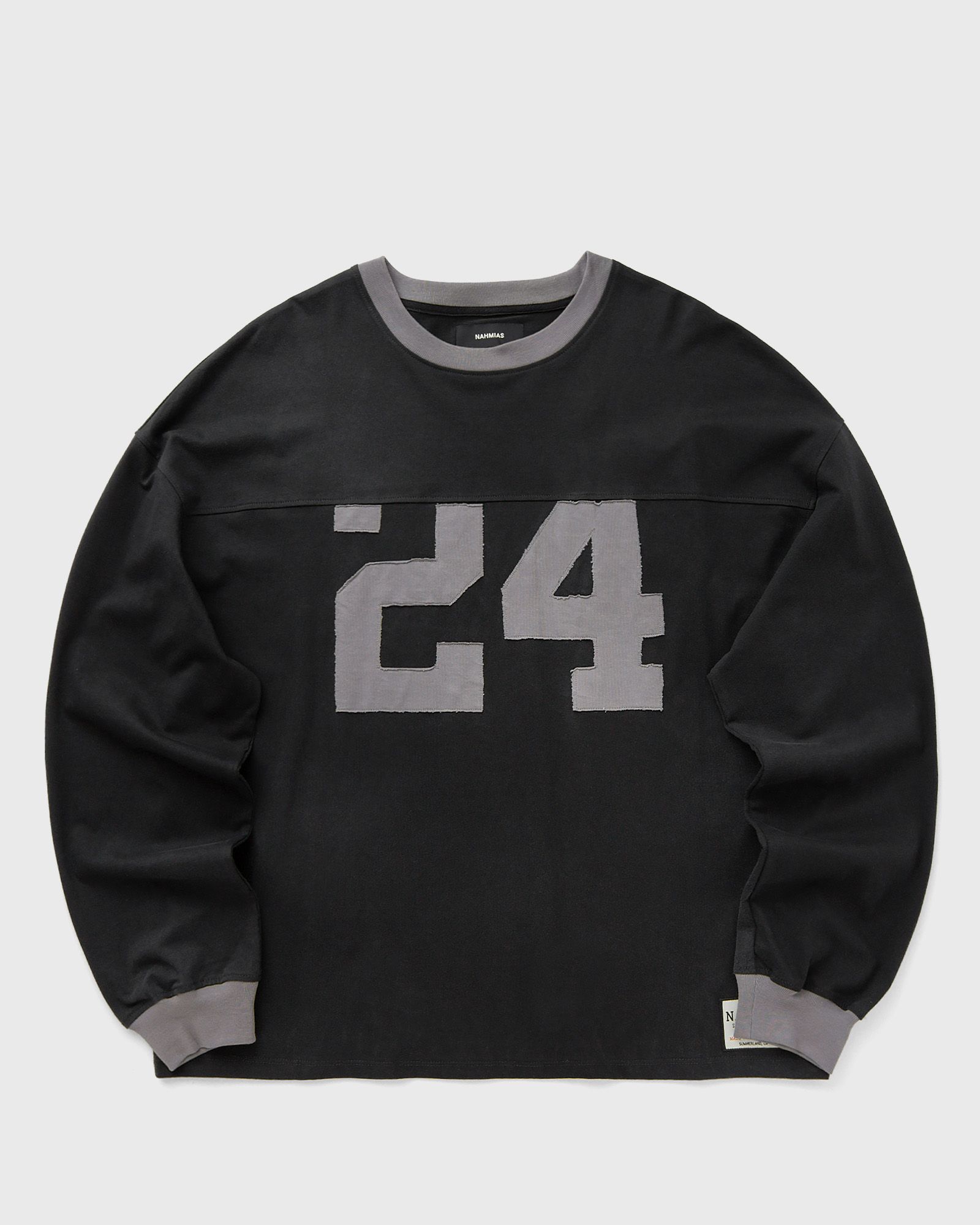 Nahmias Varsity L/S T-shirt, black