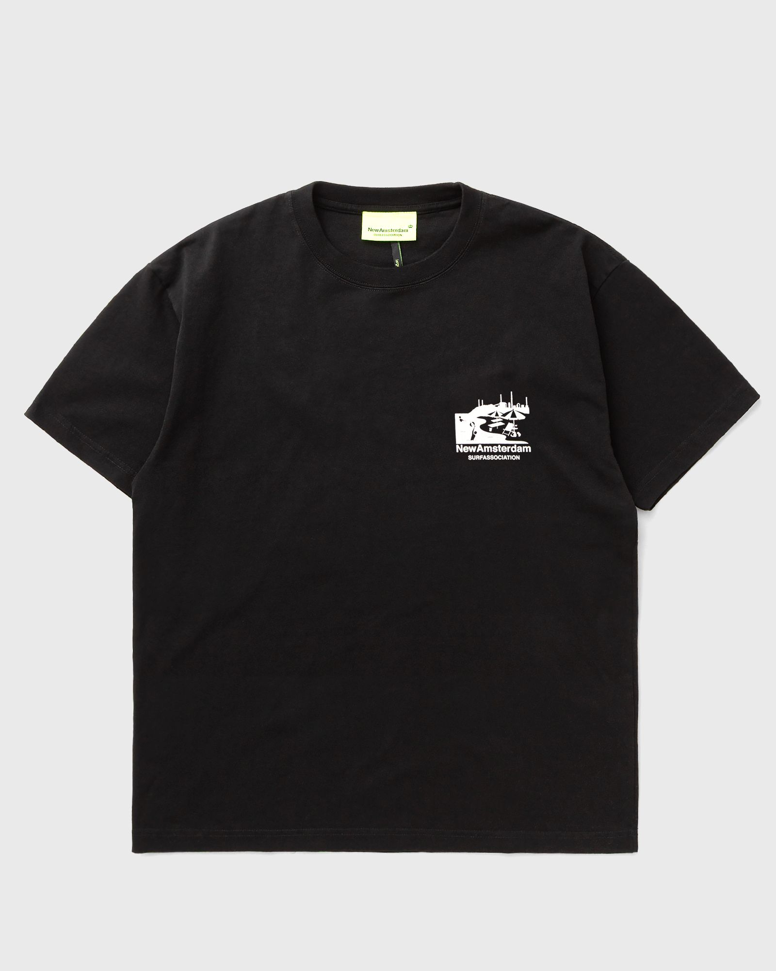 New Amsterdam BEACH SIGN TEE, black