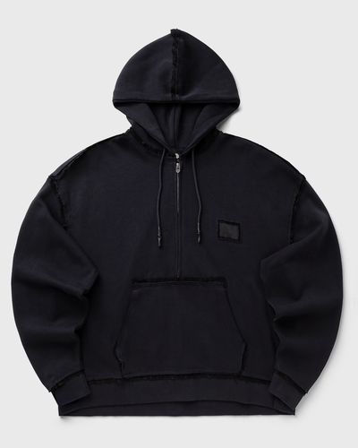 New Amsterdam HALF ZIP HOODIE, black