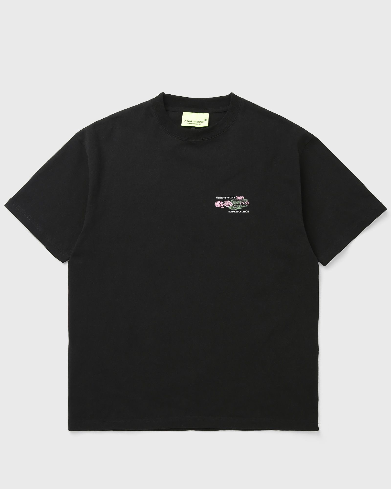 New Amsterdam LILIES TEE, black