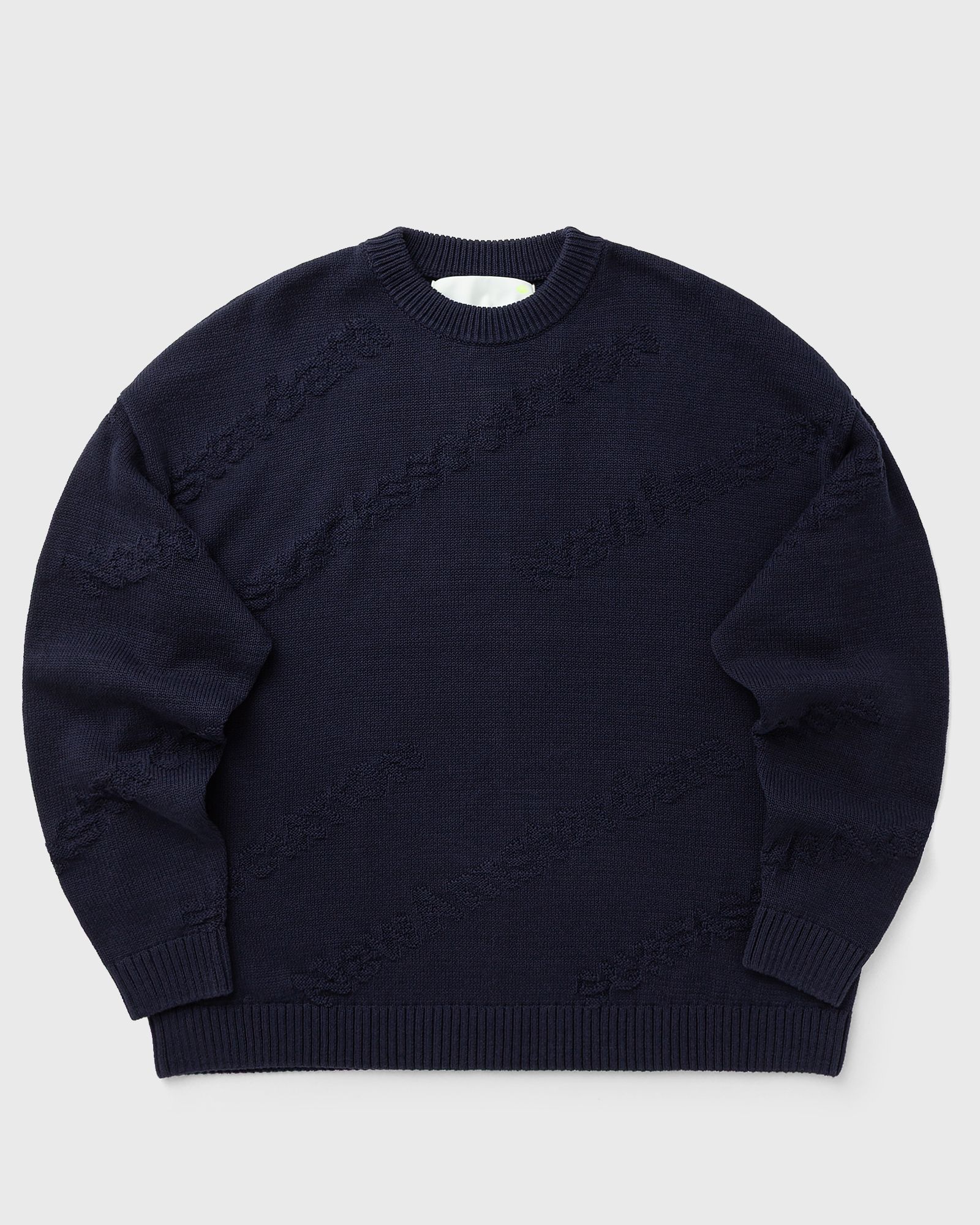 New Amsterdam LOGO JACQUARD CREWNECK, black