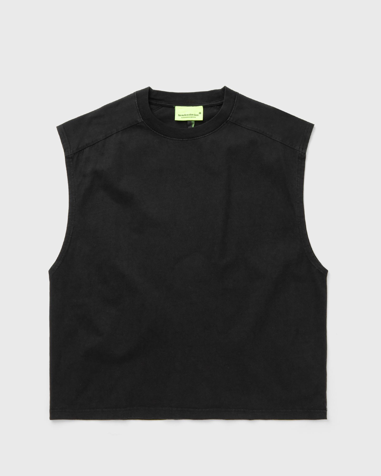 New Amsterdam NAME TEE SLEEVELESS, black