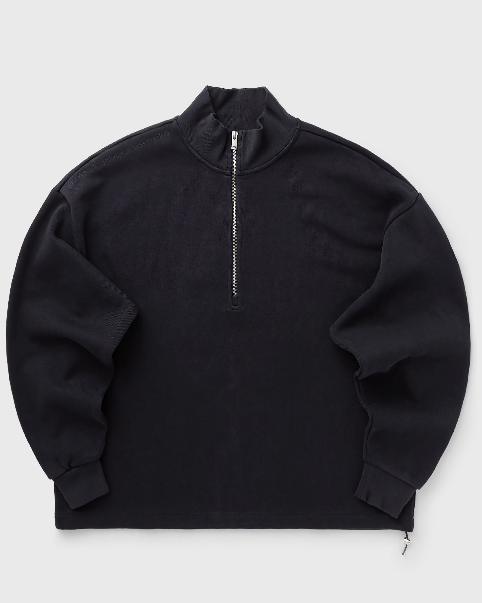 New Amsterdam PLATE HALF-ZIP, black