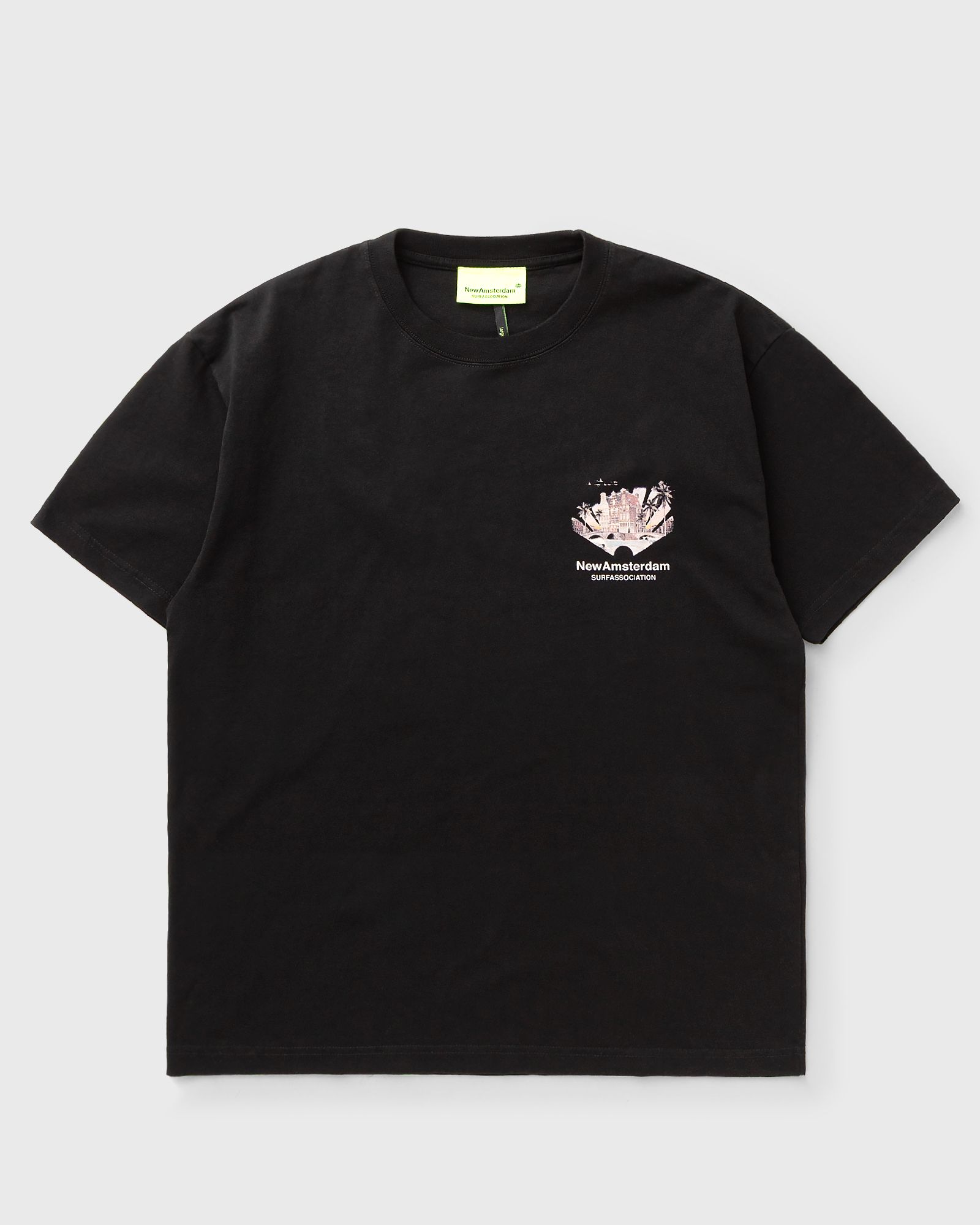 New Amsterdam TROPICAL TEE, black