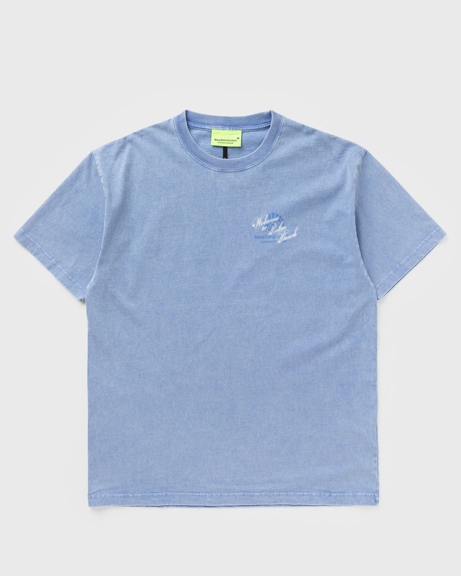New Amsterdam WELCOME TO PALMBEACH TEE, blue