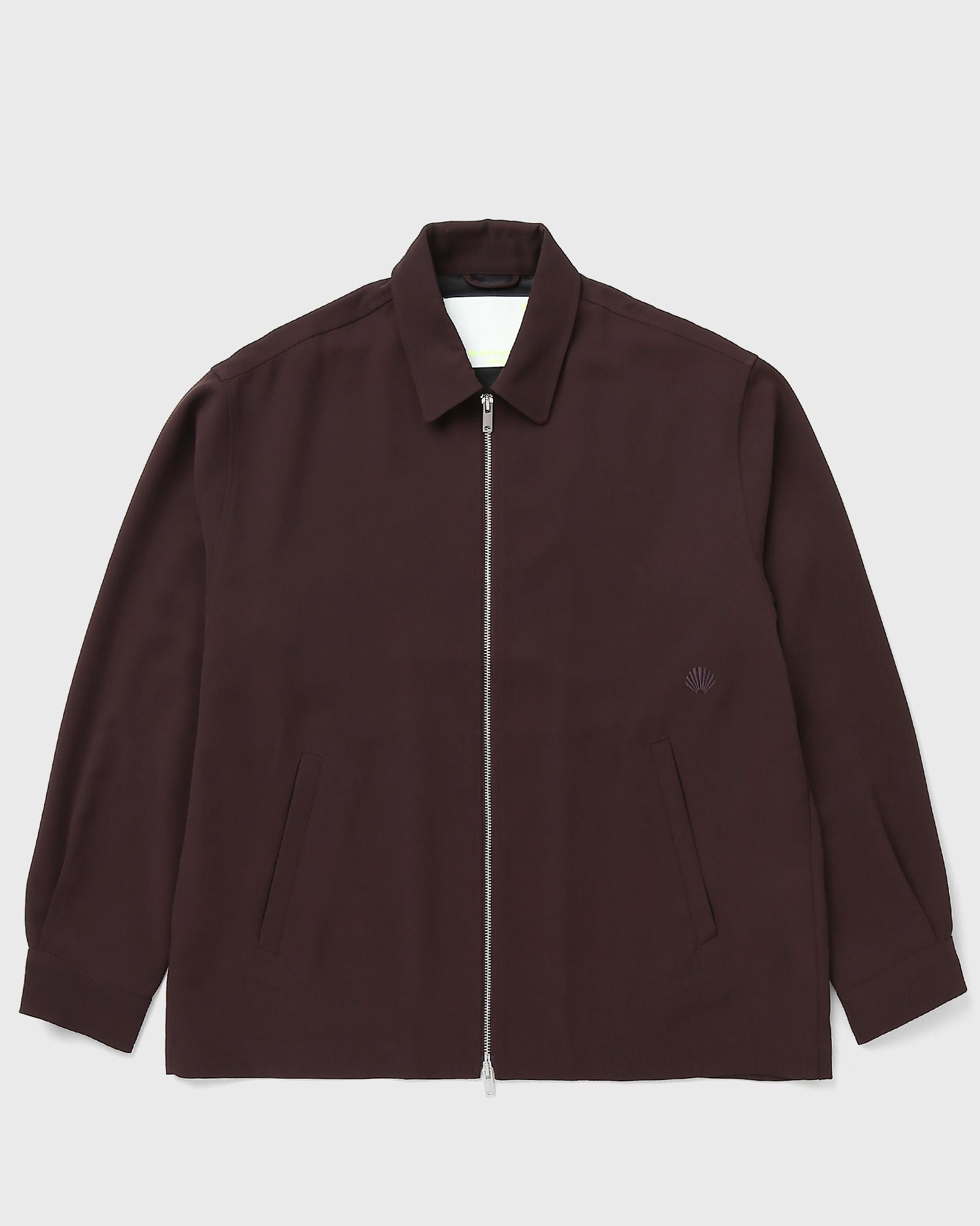 New Amsterdam Herren Rot Zip Up Shirt