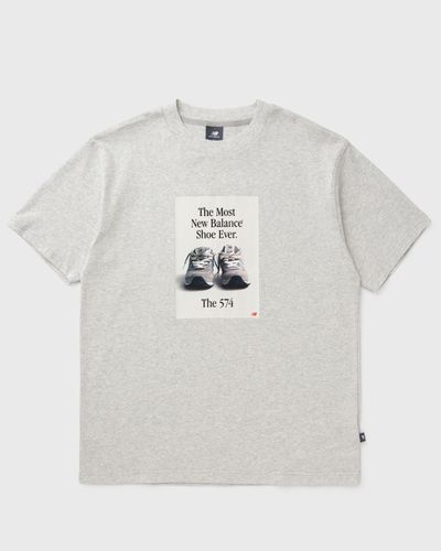 New Balance 574 Ad Tee, grey