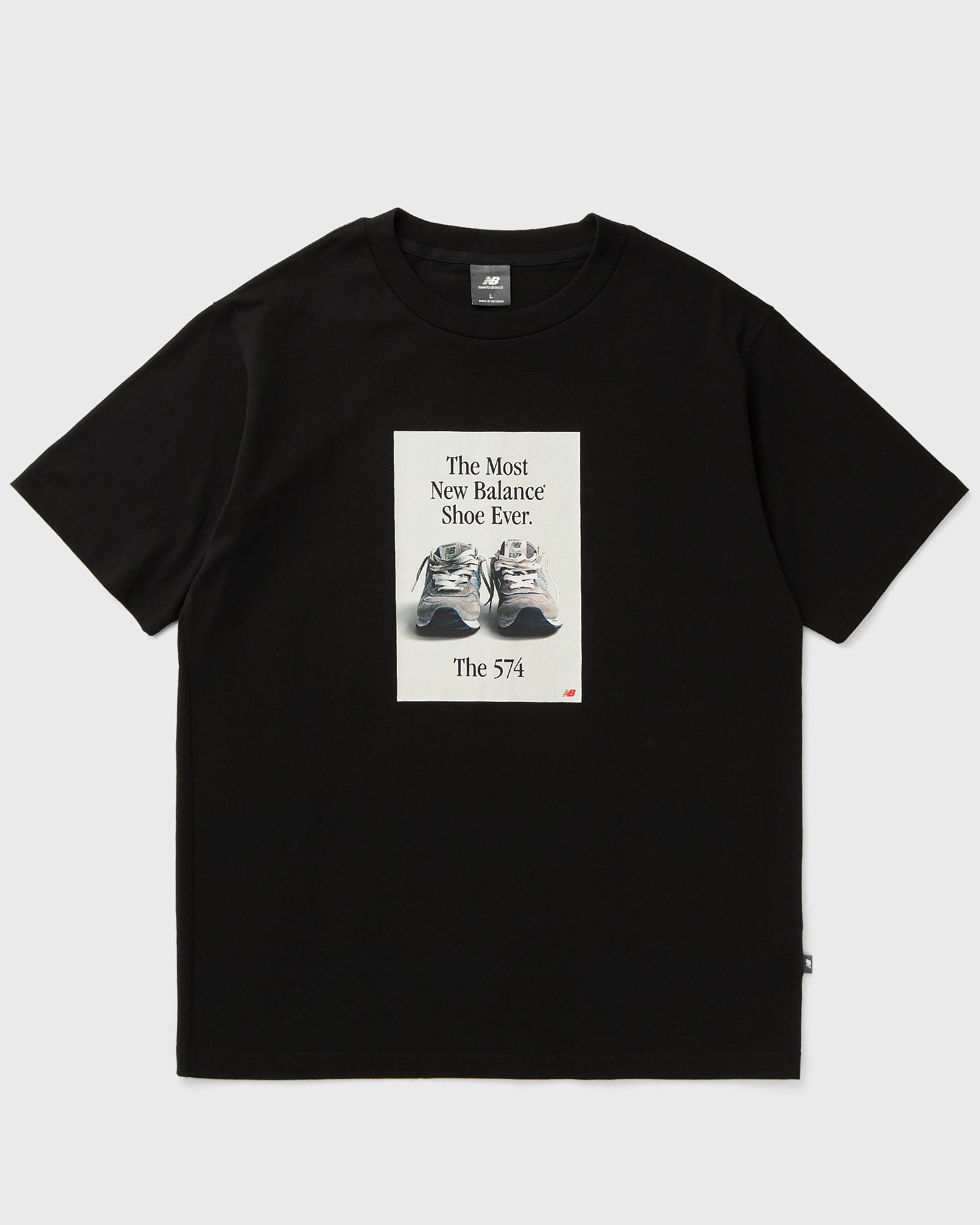 New Balance 574 Ad Tee, black