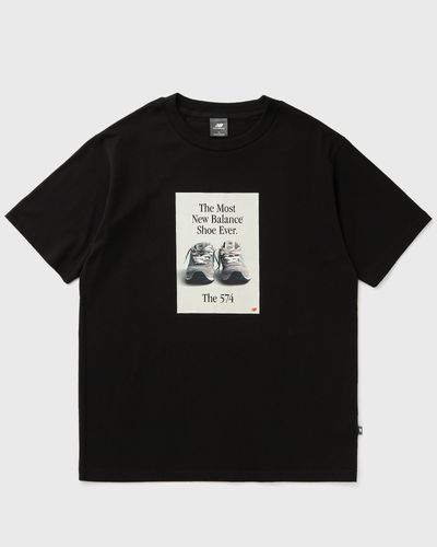New Balance 574 Ad Tee, black