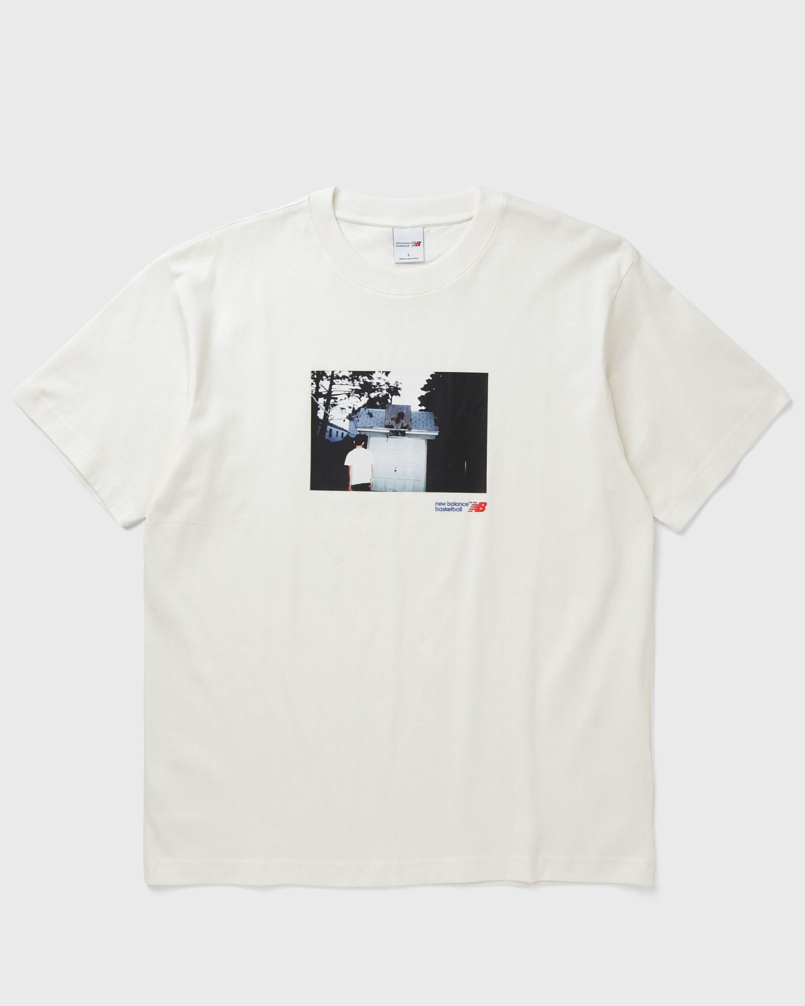 New Balance Basketball Photo Graphic Tee, white