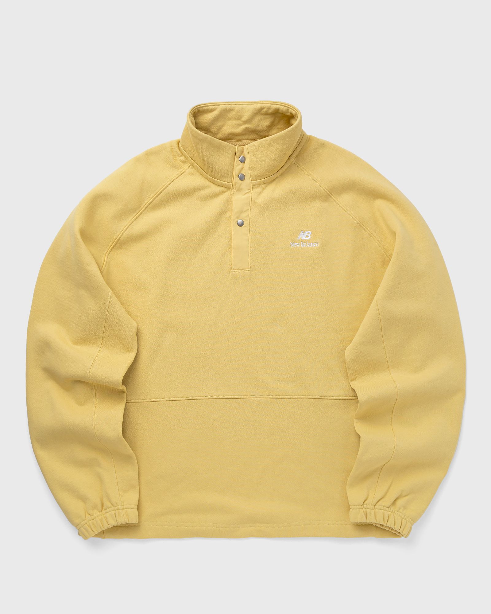 New Balance Made in USA Quarter Zip Sweats, yellow