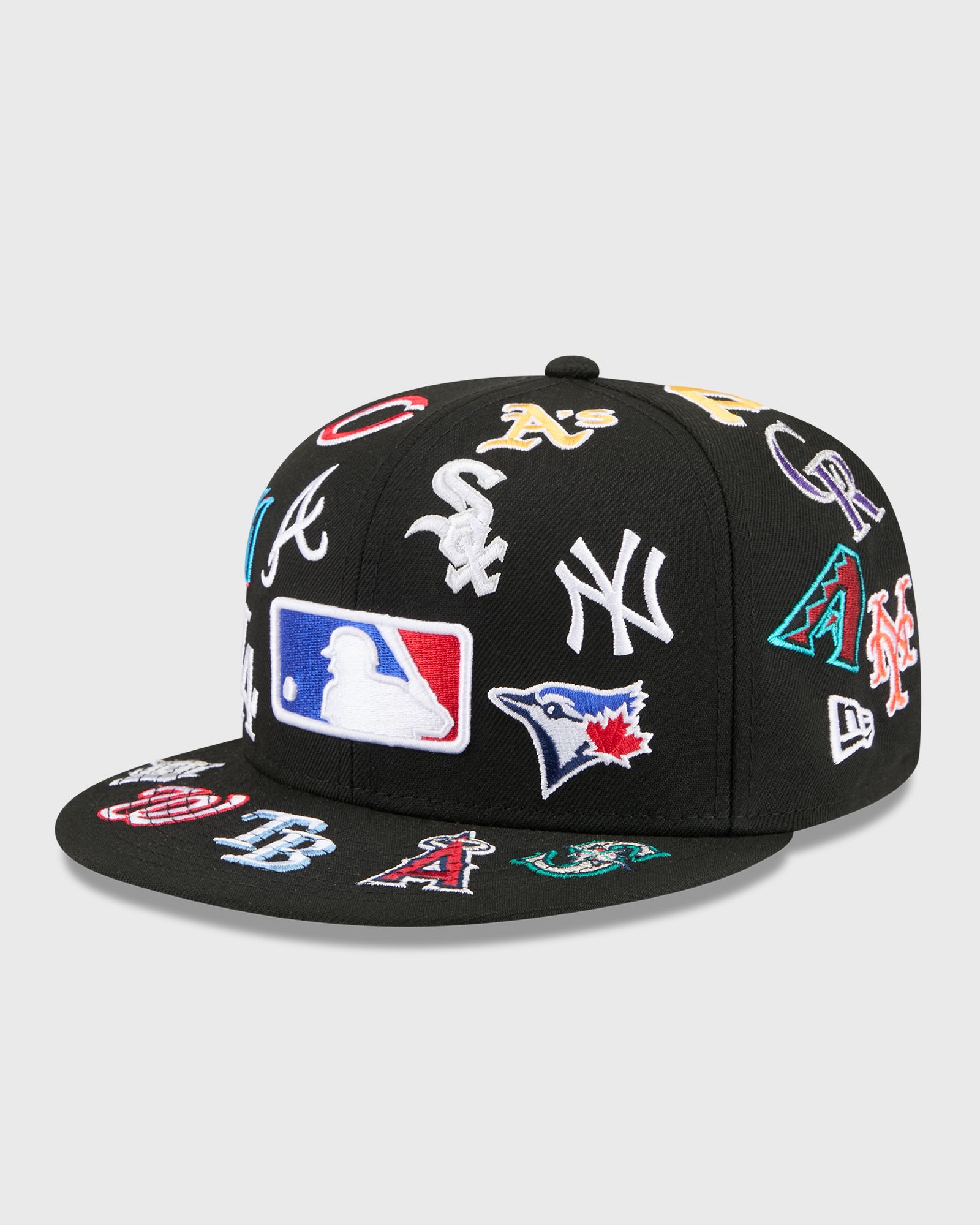 new era 59FIFTY ALL OVER 28040 MLBALL, black|multi
