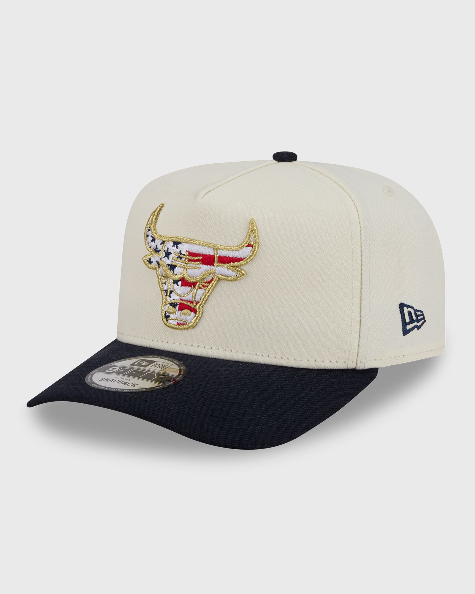 new era AM 9FIFTYAFC 31516 CHICAGO BULLS, blue|beige