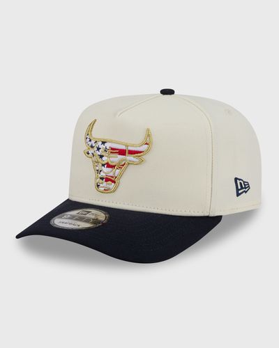 new era AM 9FIFTYAFC 31516 CHICAGO BULLS, blue|beige