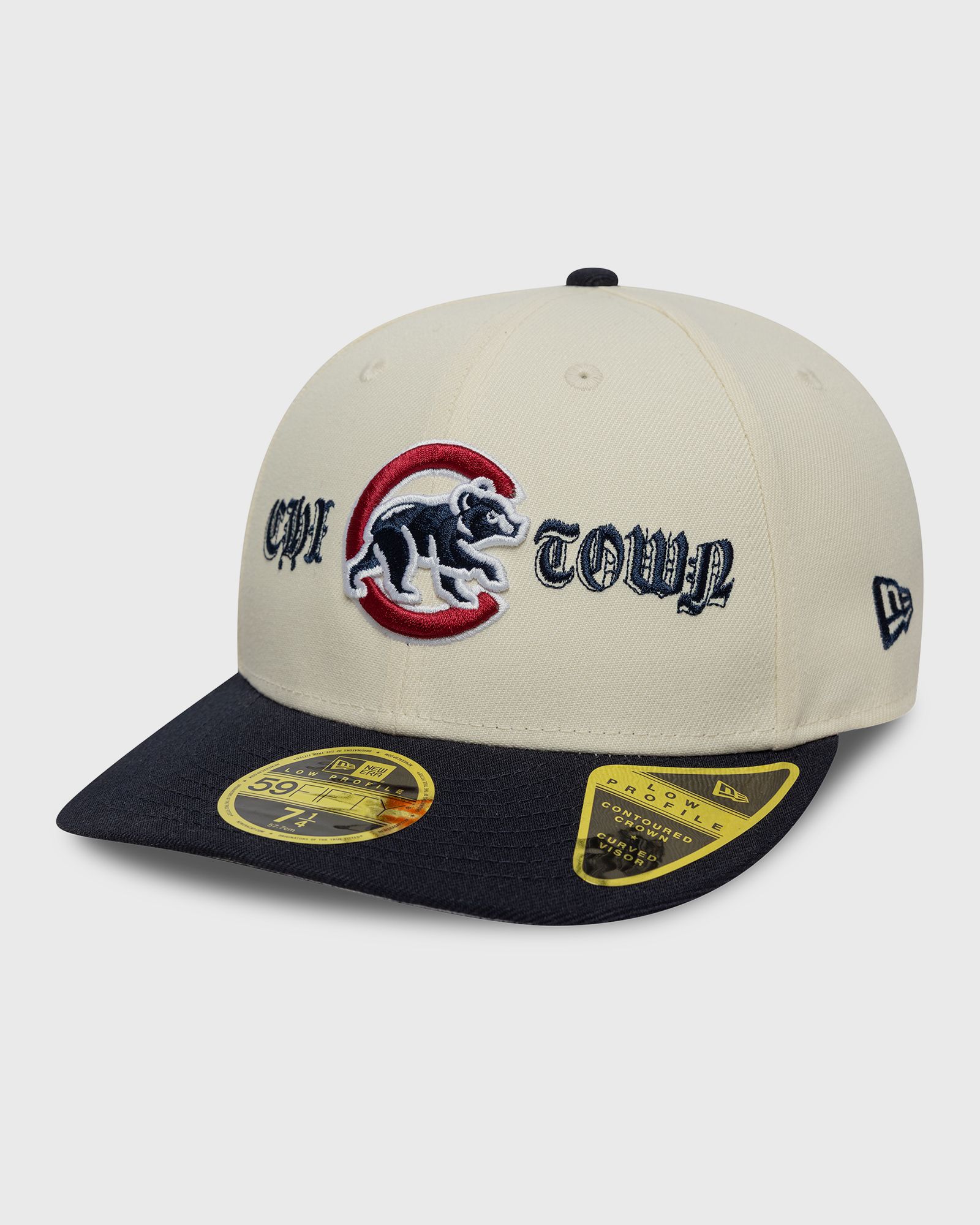 new era COOPS LOGO 59FIFTY LP CHICAGO CLUBS, black|beige