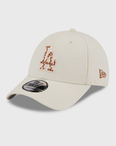 new era FAUX PONY INFILL 9FORTY LOS ANGELES DODGERS, grey