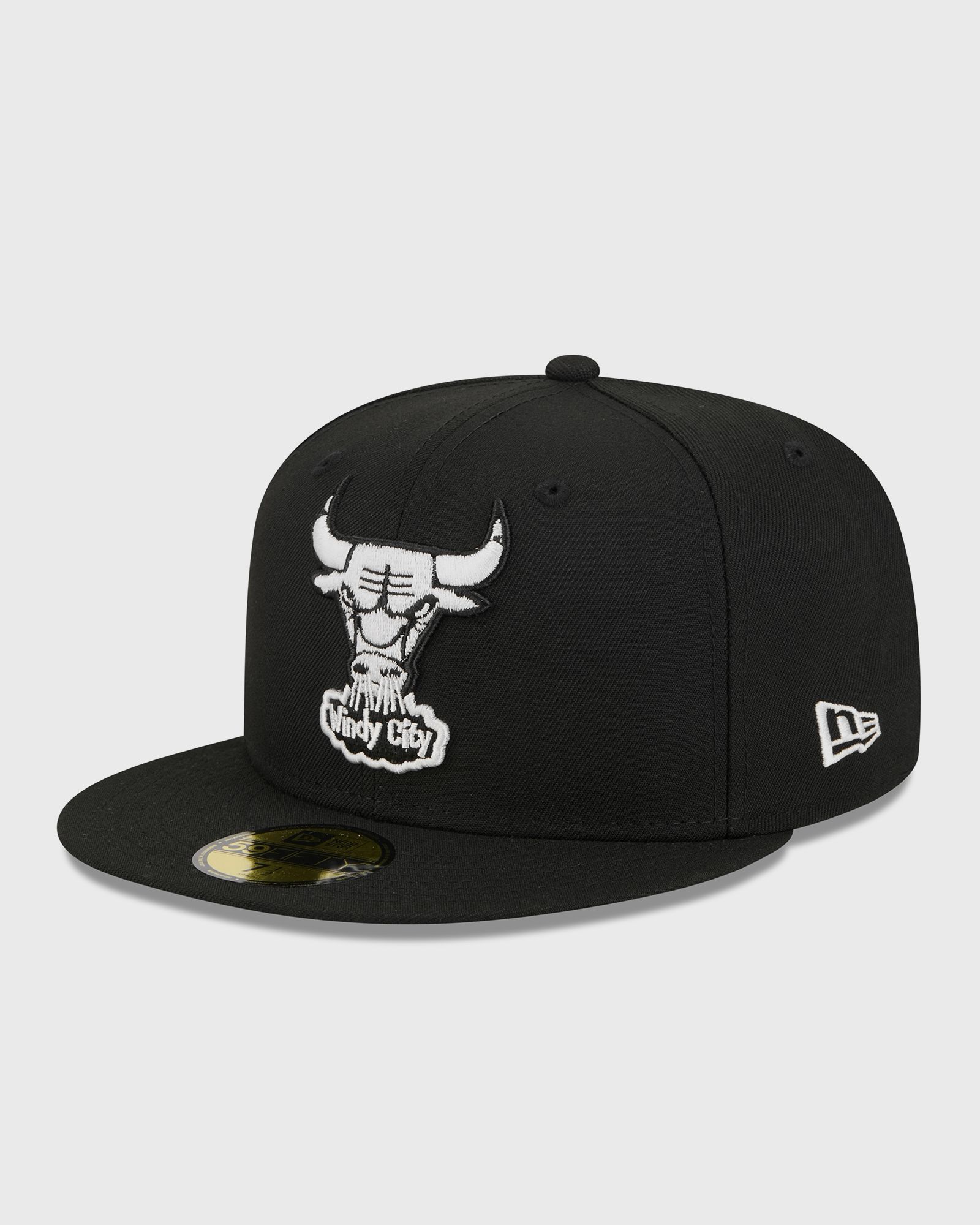 new era HWC 31587 59FIFTY BLKBLKWHI CHICAGO BULLS, black