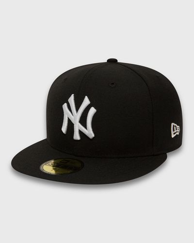 new era LEAGUE ESSENTIAL 59FIFTY NEW YORK YANKEES, black