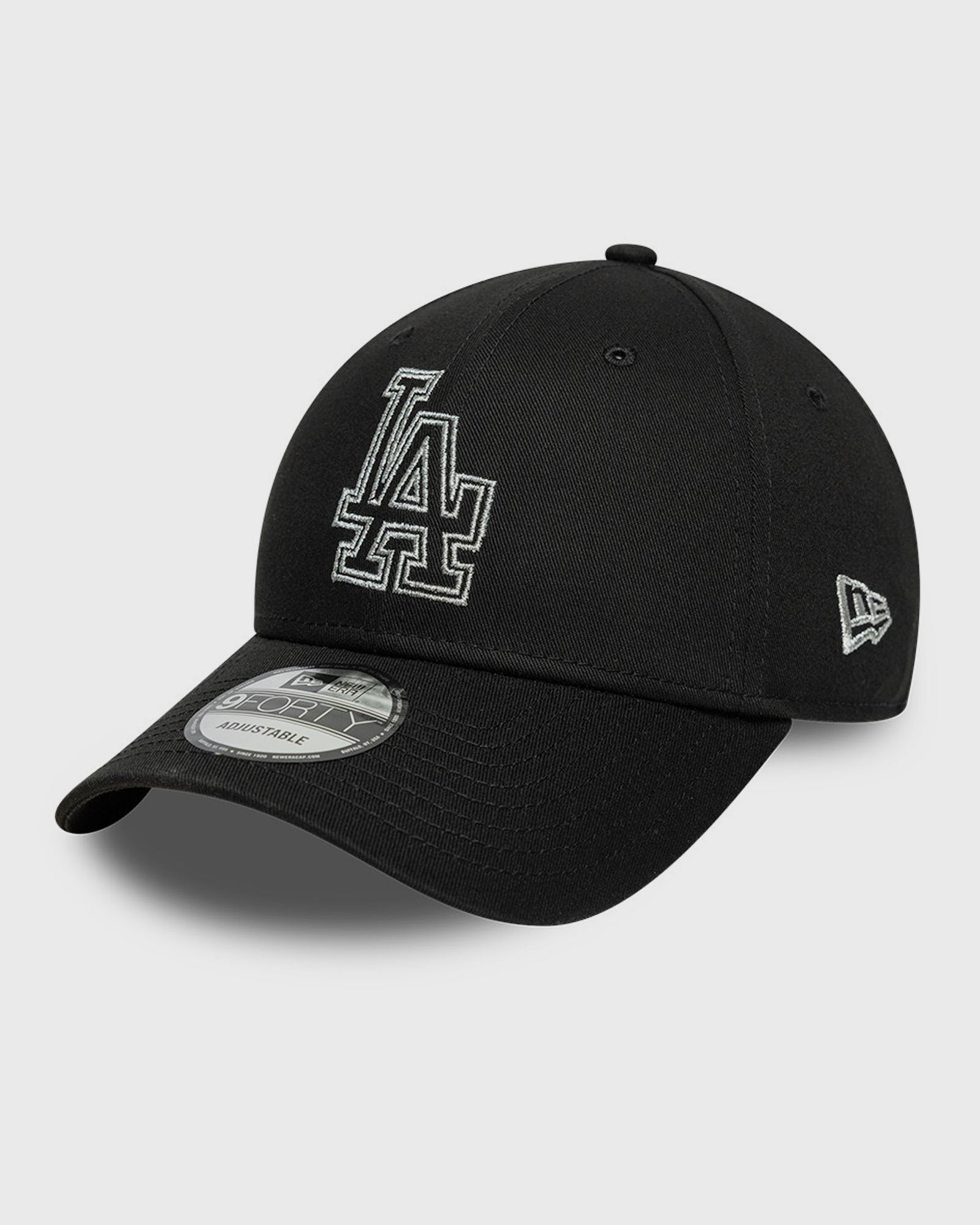 new era METALLIC OUTLINE 9FORTY LOS ANGELES DODGERS, black